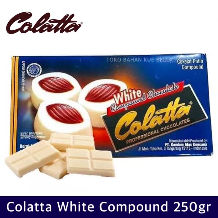 COLATTA Compound WHITE 250gr - Collata Coklat Putih | Lazada Indonesia