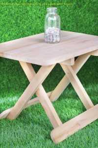 Meja Lipat Miring Meja Ngaji Rehal Al Quran Miring plitur 35x27 portable TPA MEJA ANAK