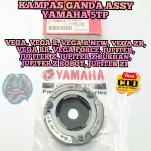 KAMPAS GANDA SATU SET 5TP ASLI ORIGINAL MOTOR YAMAHA VEGA LAMA VEGA R LAMA VEGA R NEW VEGA ZR VEGA RR VEGA FORCE JUPITER LAMA JUPITER Z JUPITER Z BURHAN JUPITER Z NEW ROBOT JUPITER NEW Z1 DUDUKAN KANVAS KOPLENG OTOMATIS ASSY ORI YGP