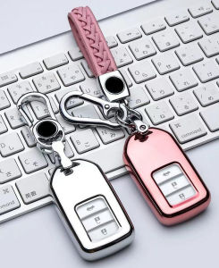 [Mới] Vỏ Bọc Chìa Khóa Xe Hơi Bằng Nhựa TPU Mạ Crôm Honda HRV BRV JAZZ CRV ACCORD CIVIC FC Phụ Kiện Xe Hơi 2020 2021