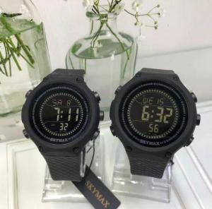 PROMO JAM TANGAN COUPLE SKYMAX DIGITAL RUBBER STRAP TERBUKTI TAHAN DI CUACA APAPUN