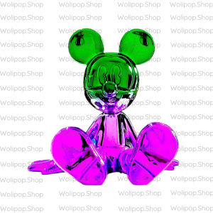 Pajangan Mickey Mouse Duduk 16cm Dekorasi Rumah Ruang Tamu Kantor