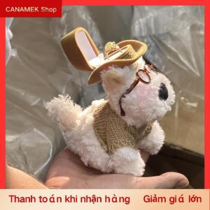 CS Dễ thương Violin gấu nâu tây Highland Dog búp bê sang trọng Vòng hiển thị hộp đồ trang sức tổ chức Quà Tặng