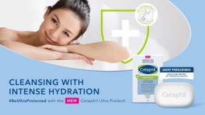 Cetaphil Ultra Protect Antimicrobial Cleansing Body Bar 127g | Provides 99% Germ Protection & Intense Hydration | Gentle on Sensitive Skin |Active & On the Go| Suitable for All Skin Types | Antimicrobial Cleansing Hydrating