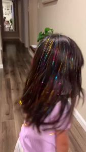 Hair Tinsel Kit 20 Colors 8000 Strands Hair Tinsel Accessories Teen Women GiftHeat ResistantFairy Hair ExtensionsBack to School Birthday Stage Party Halloween Costume Cosplay Christmas Wedding