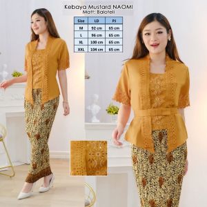 Promo Atasan Kebaya Encim Modern Kutu Baru Naomi Aplikasi Mote