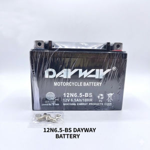 DAYWAY Universal Motorcycle Battery Fits YTX4L-BS / 12N3L-BS / YTZ7S-BS and More