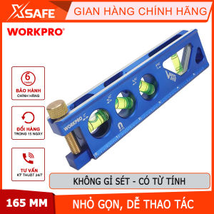 Thước thủy có từ tính dạng hộp kích thước 165mm (6.5 inch) Workpro - WP262025