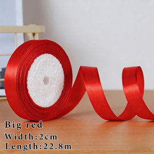 2cm 25 yards丨Gift Ribbon Satin Ribbon DIY Handmade Packaging Decorate Diy Bouquet Ribbon