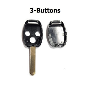 【Ann-Car】Replacement Remote Key Fob Case 2 3 Buttons For Honda Civic Accord Jazz FRV