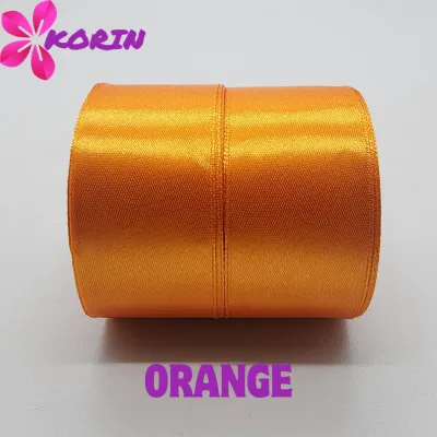 PITA SATIN 1 1/2 INCH (4 CM) / PITA SATIN WARNA / 20 YARDS PER-ROLL