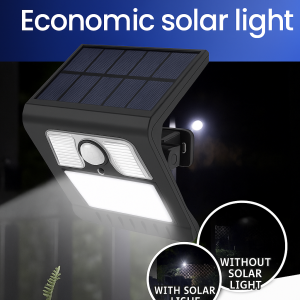 Solar Clip Light Upgrade Smart Sensor Light Patio Light Garden Wall Sconce