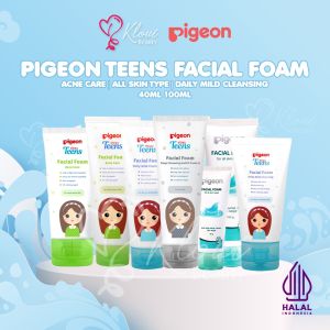 PIGEON TEENS Facial Foam Acne Care | All Skin Type | Deep Cleansing & Oil Control | Daily Mild Cleansing 40ML 100ML