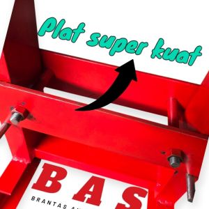 Alat press hidrolik 20ton bahan unp 10 Tebal ukuran 45x82