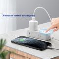 Two Hole Flat Socket 2 Plugs 6 Digits Rubiks Cube Socket Multi-function Household Power Converter. 