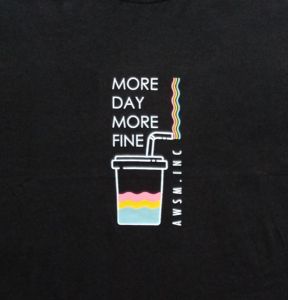 Anyway Kaos Pendek "More Fine" Black 703