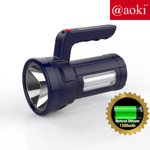 AOKI Senter Multifungsi 20W+10W Baterai lhitium li-po