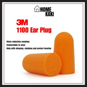 [SG] Authentic 3M 1100 Ear Plugs for Noise Cancelling Sleeping Work Study Travel