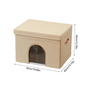 Summer Pet AC Shelter Pet Cooling Ice House Foldable with Ice Pack Pet Comfort for Cats and Dogs Suitable for all seasons