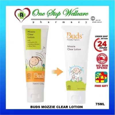 BUDS CHERISHED ORGANICS / EVERYDAY ORGANICS MOZZIE CLEAR LOTION 75ML