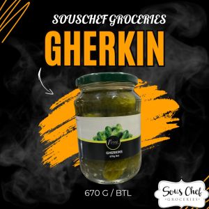 NOVAS GHERKINS HALAL 670G/BTL DRY ITEM