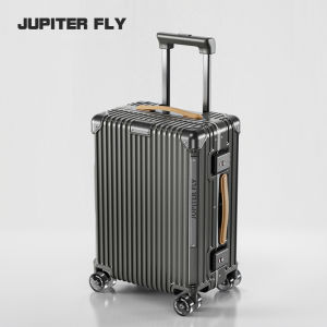 HEDNO Luggage 20/24/26/28 Inch Metal Aluminum Frame Suitcase Bag Trolley Case TSA Lock