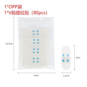 Agdoad 100Pcs Invisible V-Shaped Face Lift Waterproof Transparent Stickers Thin Face Adhesive Tape Face Line Facial Wrinkles Sagging lift Stickers Lifting Beauty Patch