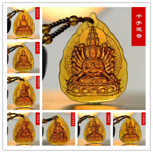 本命佛琉璃吊坠十二生肖守护神护身符普贤菩萨吊坠吊坠 Hot Sell Stay healthy blessing of Buddha necklace pendant pendant transshipment to ward off bad luck to go out with ping an remove or eliminate the evil men and women