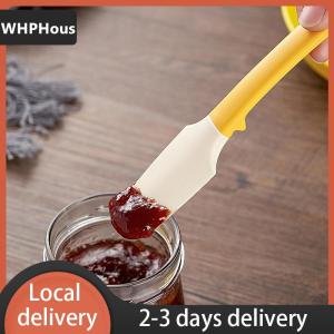 [COD] WHPHous Ship within 24 hours Silicone Mini Kitchen Spatula Cream Butter Cake Spatula Mixing Batter Scraper Brush Butter Mixer Fits All Kinds Of Jars And Cans