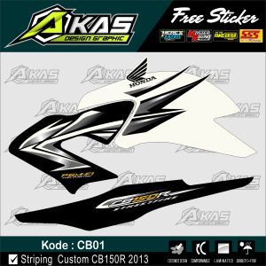 Striping Variasi CB150R 2013 Sticker Custom Cb150R PNP Murah KODE CBRO1