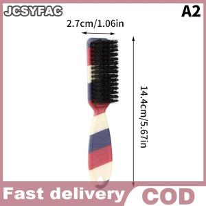 JCSYFAC Double-sided Professional Barber Neck Brush Comb Shaving Beard Salon Carving Duster Cleaning Brush Hair Cutting Comb