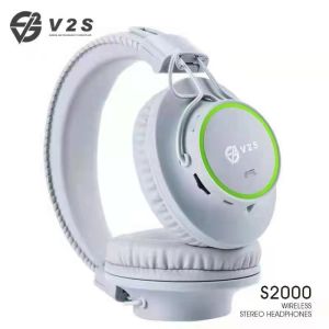 V2S S2000 Wireless Bluetooth Headphone Music Player Sound for Calls Music TF Card Play Fm Radio Super Bass
