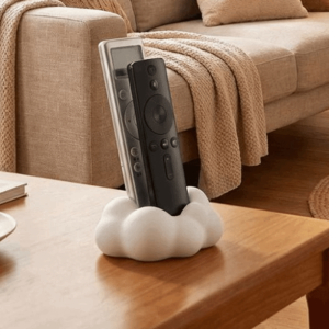 ADALIA 2 Grids Remote Control Holder Eco-Friendly 3D Cloud-Shaped Storage Box Cute Plastic Remote Rack Use