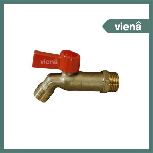 [ VIENA ] Keran Air Kran Tembok Taman Bola Kuningan E04 Ukuran 1/2"  3/4" Inch