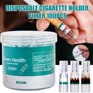[Ready Stock+100% Original] 100Pcs Disposable Anti-Smoking Quit Addiction Filters 100% Safe & Health DS-200