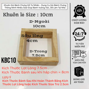 Khuôn Bánh Chưng Gỗ Tự Nhiên - Bộ 2 Khuôn Thông Minh & Lẻ 1 Khuôn Tiện Lợi - Dụng Cụ Gói Bánh Tết Đẹp Nhiều Kích Thước