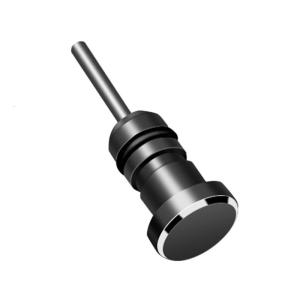 Anti Dust Plugs Assorted Colors Charging Port Cover Headphone Jack Protector 1Piece Aluminum Alloy Retrieve