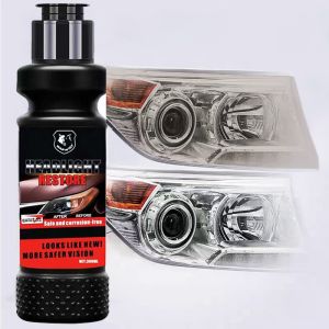 Headlight Restoration Polish Fluid 120ml – All purpose Cleaner & UV Protector for Yellowed Foggy and Dull Car Headlights