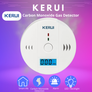 Alarm Gas Carbon Monoxide CO KERUI Alarm Gas Detector Sensor Karbon Monoksida
