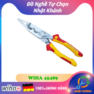 Kìm Lắp Điện Đa Năng 8 In 1 Cách Điện 1000 Volt WIHA 45489 - Nhật Khánh [chính hãng Đức/Germany]