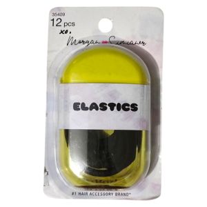 Scunci Hair Elastics - Durable Hair Ties for All Hair Types - Stylish Hair Accessories