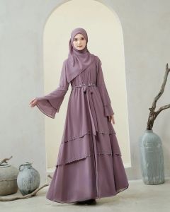 Moana abaya sultan model mewah/gamis abaya turki terbaru 2025/abaya motif terbaru 2025/kondangan pesta mewah elegan/abaya terbaru lebaran 2025
