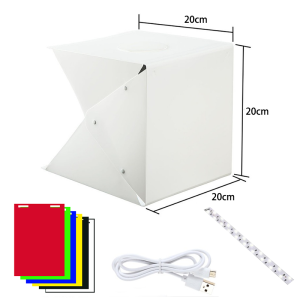 20*20 40*40cm Studio Mini Box Photo 6 Warna Box Foto Produk 35 LED Mini Photo Studio Foldable