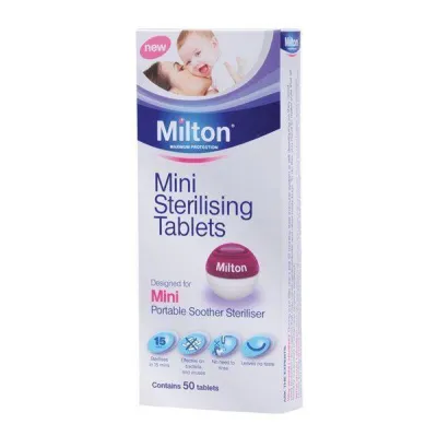 Milton Mini Sterilising Tablet 50Pk