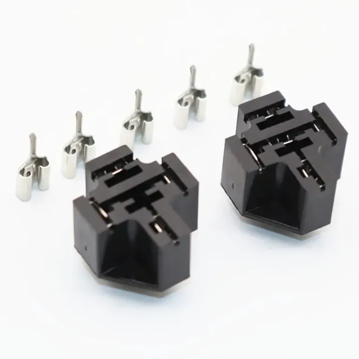10sets Automotive Car Auto 40A 4pin/5Pin SPDT Relay Socket Connector ...