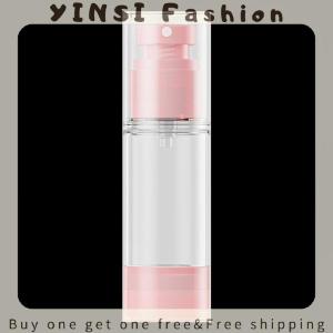 YINSI Airless Press Type Refillable Bottles Spray Bottle Lotion Cosmetic Dispenser Travel Portable Hydration Bottle