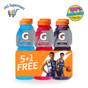 Gatorade Fuel Up Assorted Flavors 500mL – 5+1 Pack Refreshing Sports Drink