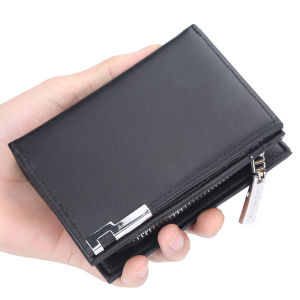 PU Leather Wallet Mens Small Purse Bifold Credit Card Wallet