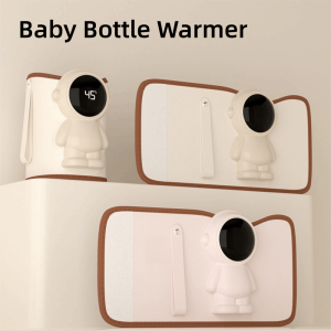 SVSAKZ168 Digital Temperature Display Baby Bottle Warmer Constant Temperature Adjustable Wrap Design Milk Warmer Sleeve Convenient Heat Preservation Cover Travel Breastmilk Heater Travel