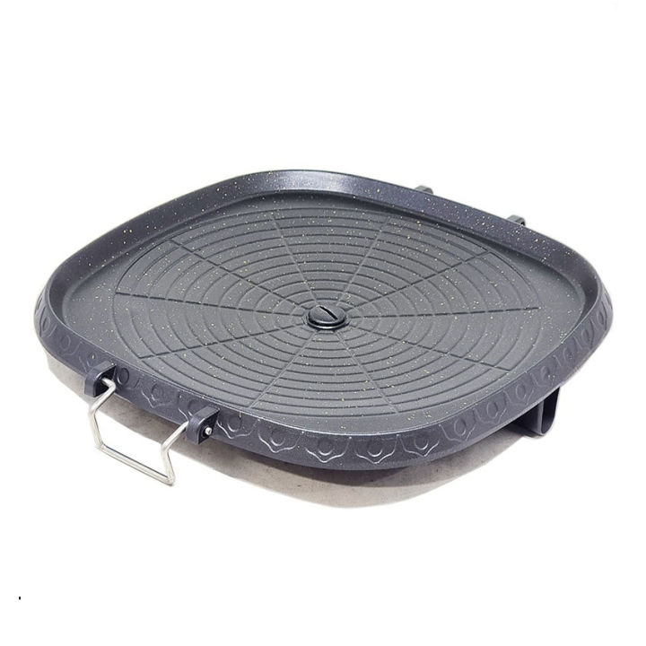 SAMGYUPSAL%20GRILL%20PAN%20Multifunctional%20Square/Round%20Multi%20Roaster%20Top%2032cm%20Grill%20Pan%20-%20Image%203